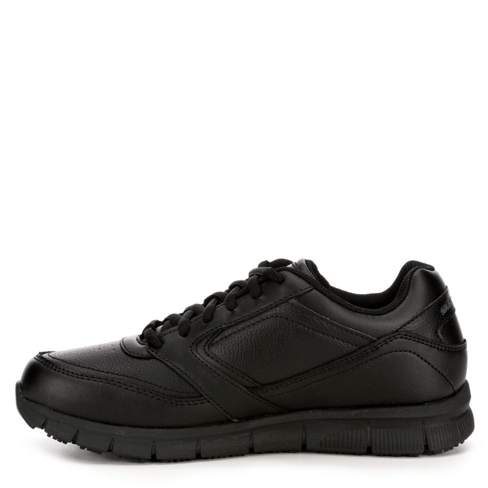 SKECHERS Womens Nampa-wyola Work Shoe - BLACK
