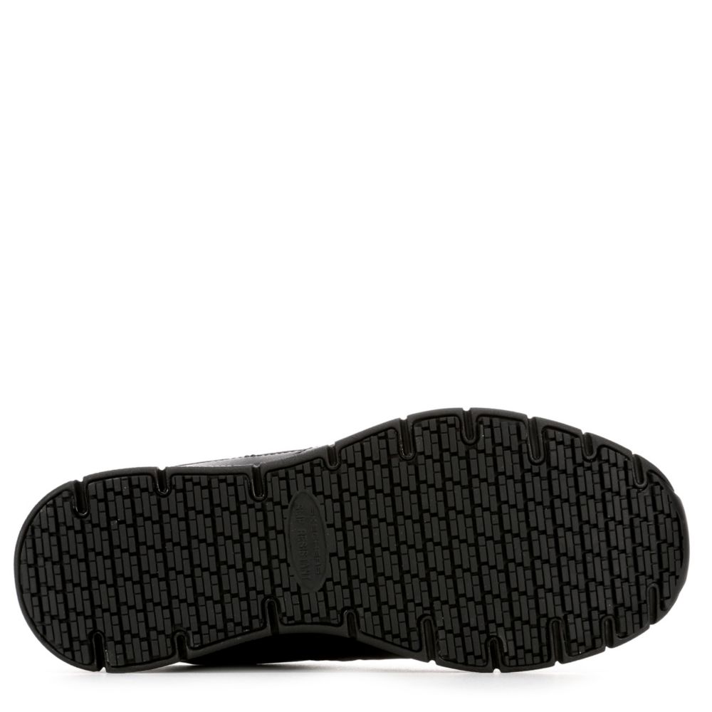 SKECHERS Womens Nampa-wyola Work Shoe - BLACK