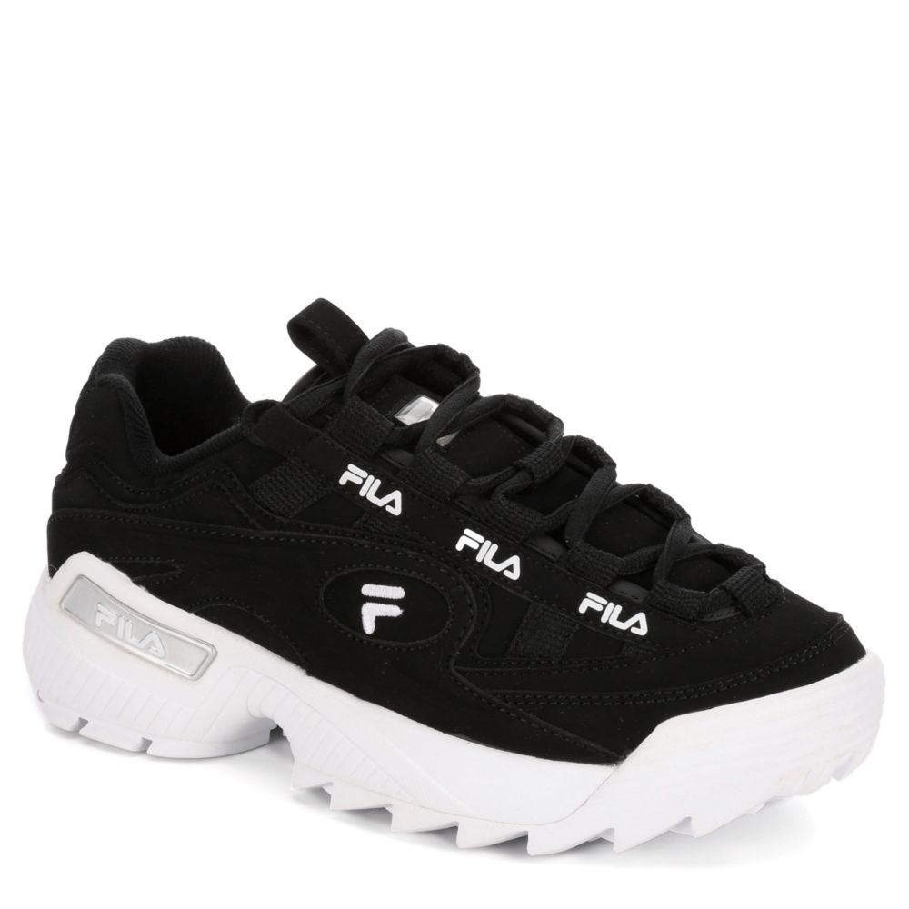 Black Fila Womens D-formation Sneaker | Athletic | Off Broadway Shoes