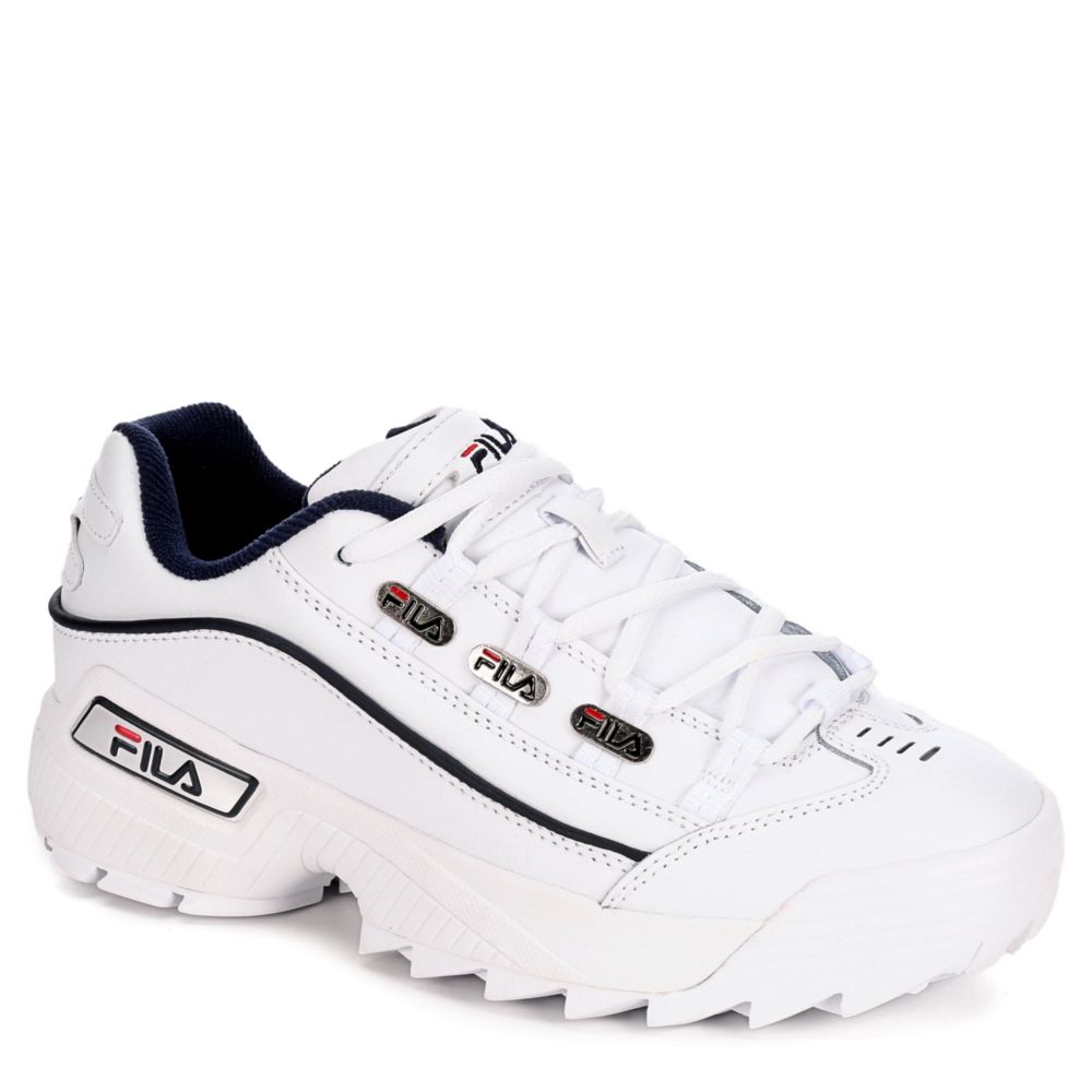 White Fila Womens Hometown Sneaker | Athletic | Off Broadway Shoes
