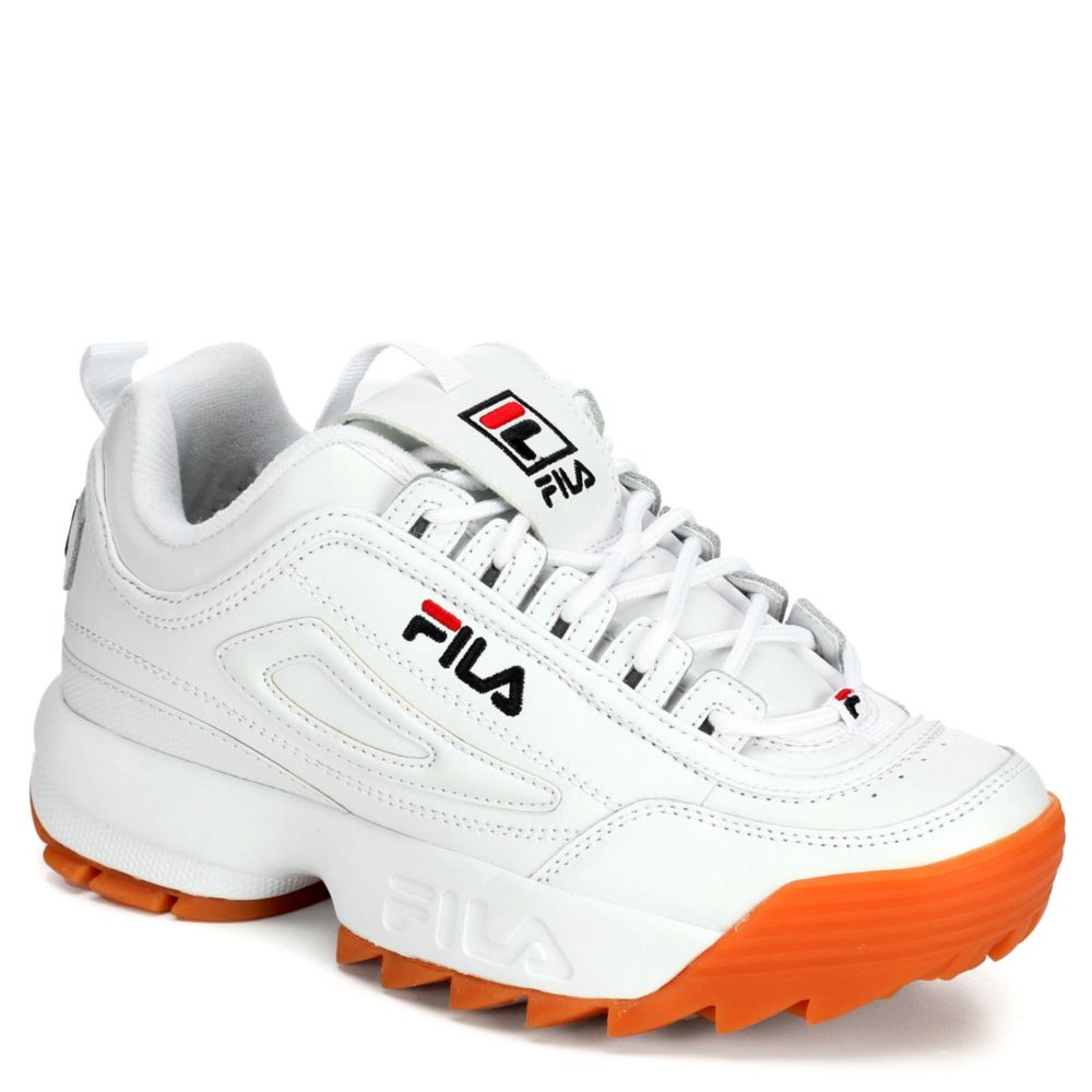 fila disruptor sneakers in white