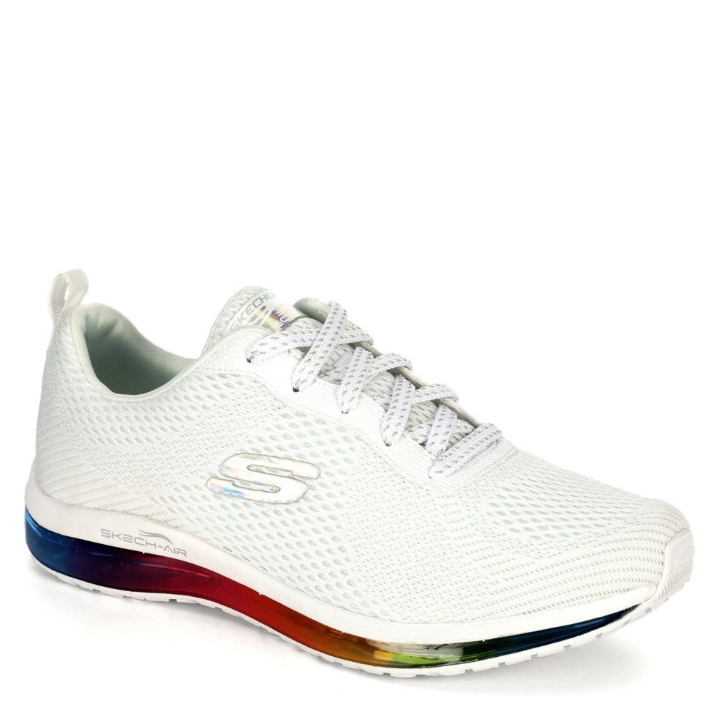 White Skechers Womens Skech Air Element Prelude Sneaker