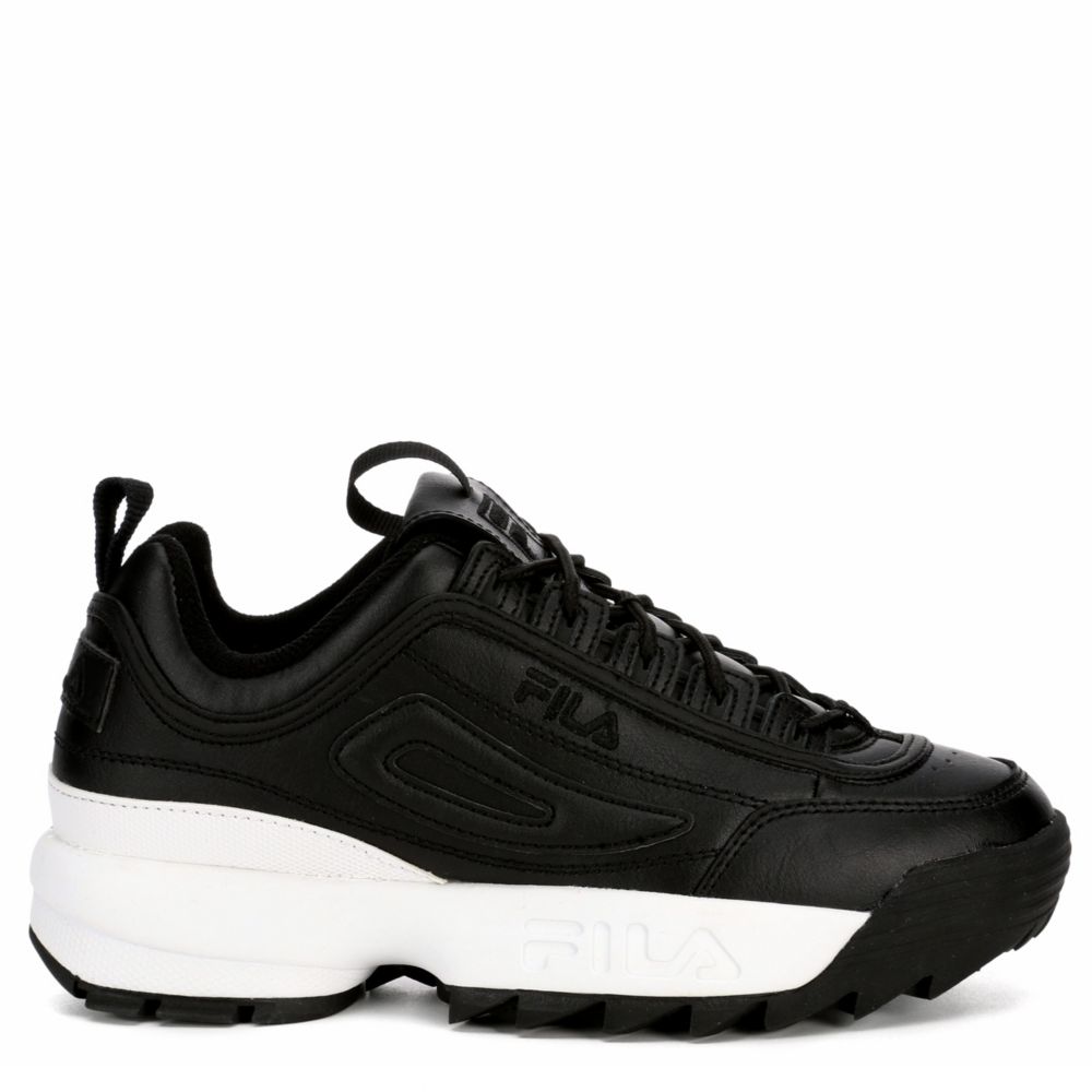 fila black running shoes