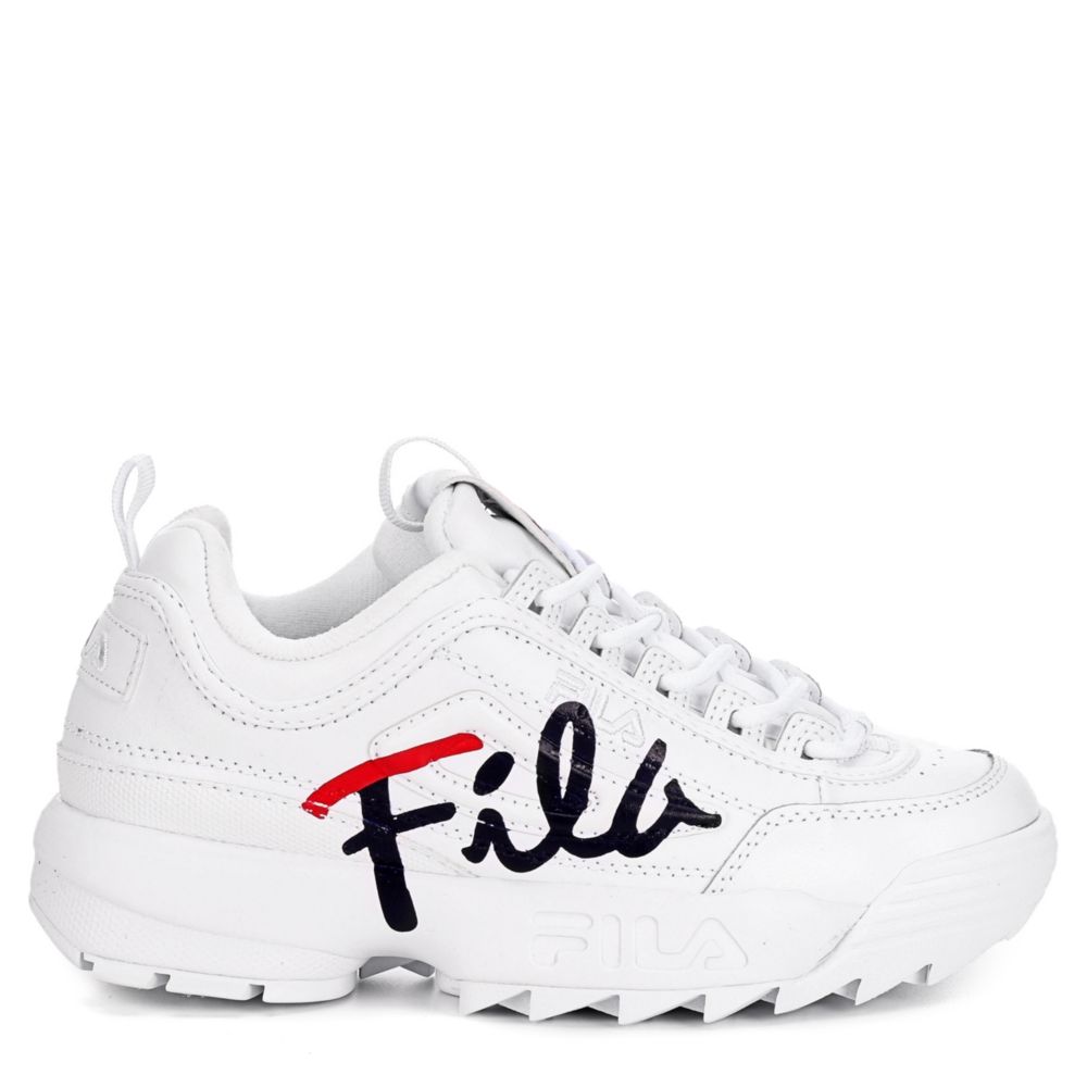 fila donna bianco disruptor ii premium sneaker