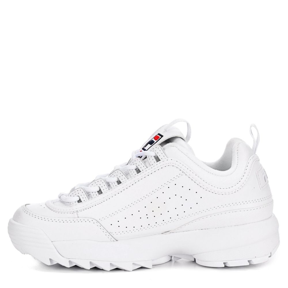 FILA Womens Disruptor Ii Premium Sneaker - WHITE