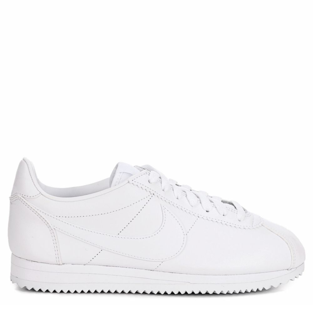 all white cortez womens