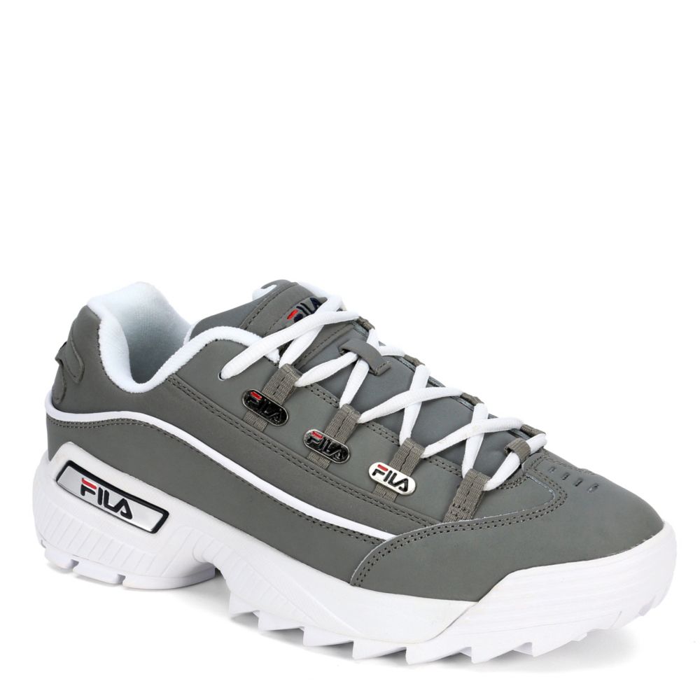 grey fila shoes
