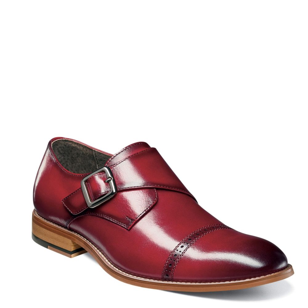 burgundy stacy adams shoes
