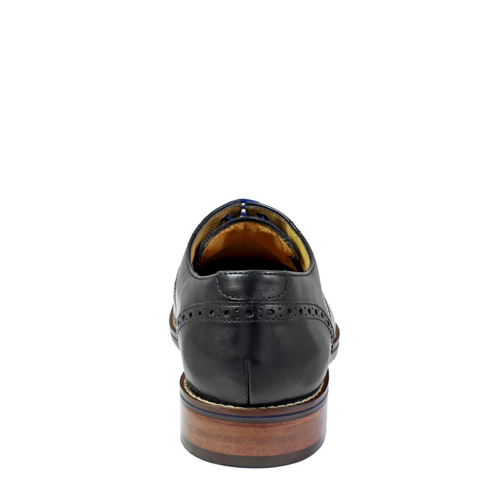 FLORSHEIM Mens Salerno Wingtip Oxford - BLACK