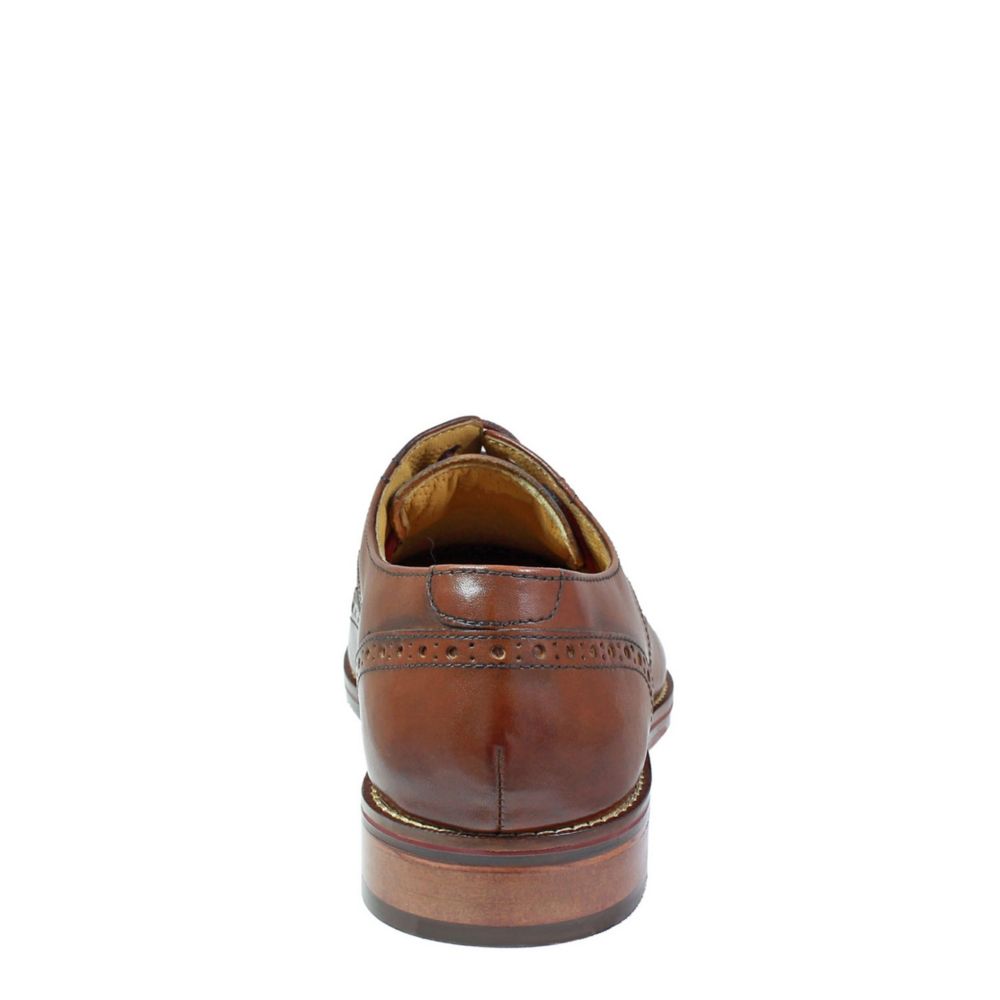 FLORSHEIM Mens Salerno Wingtip Oxford - COGNAC