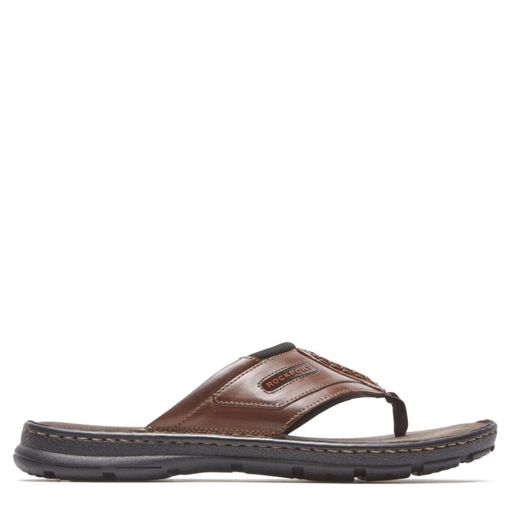 rockport flip flops mens