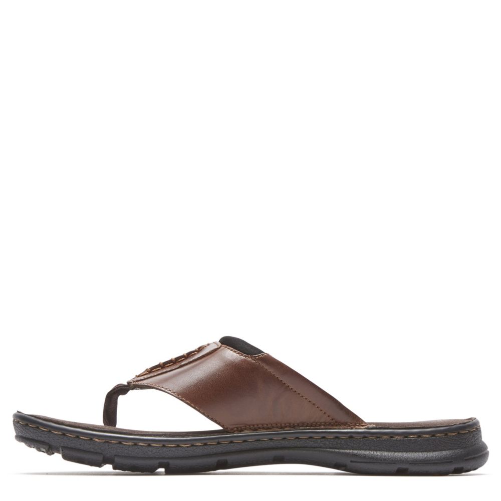 rockport flip flops mens