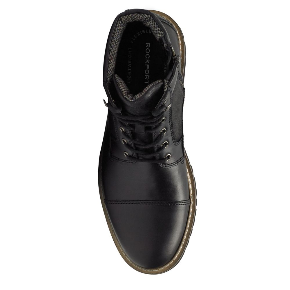 rockport marshall wingtip black