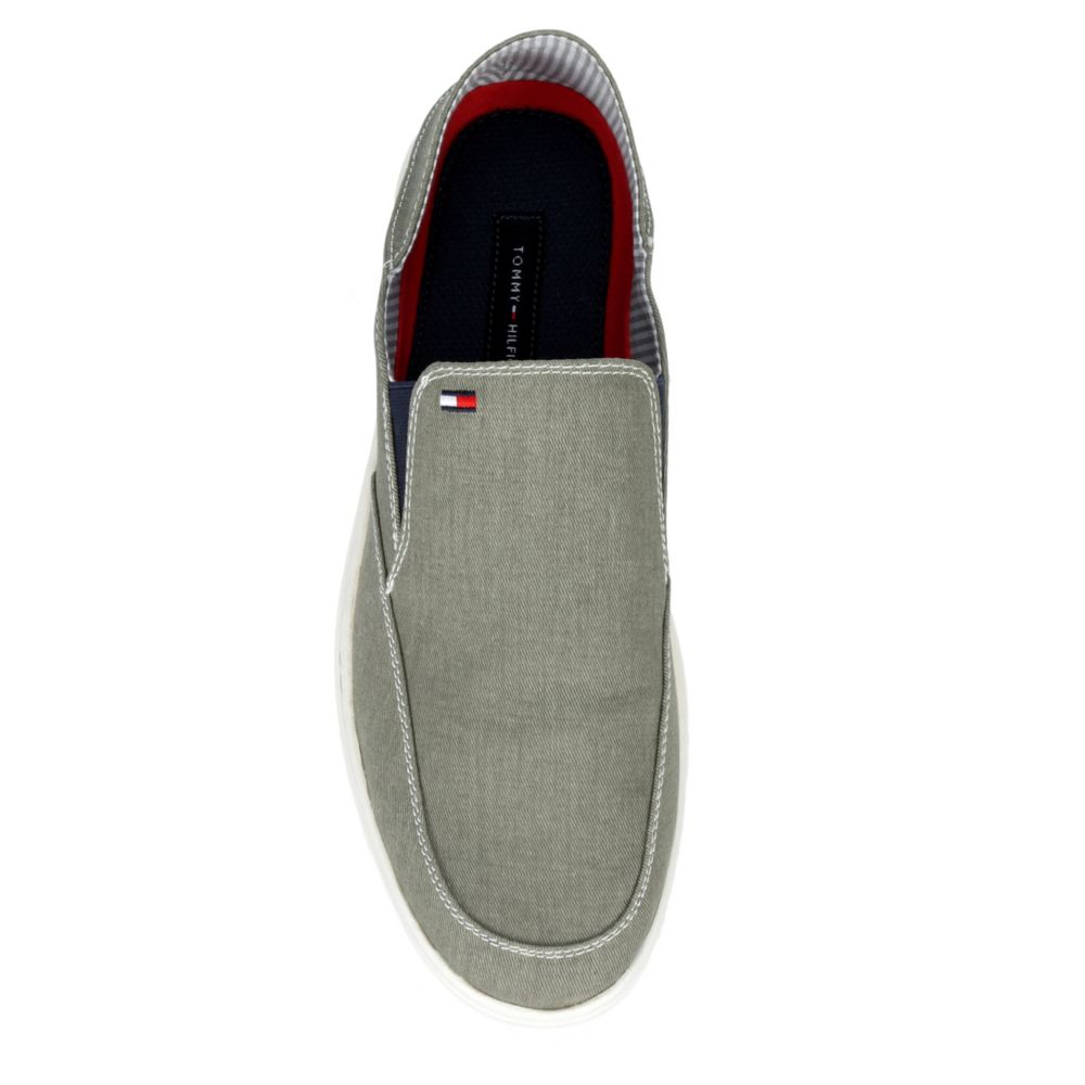 tommy hilfiger canvas slip ons