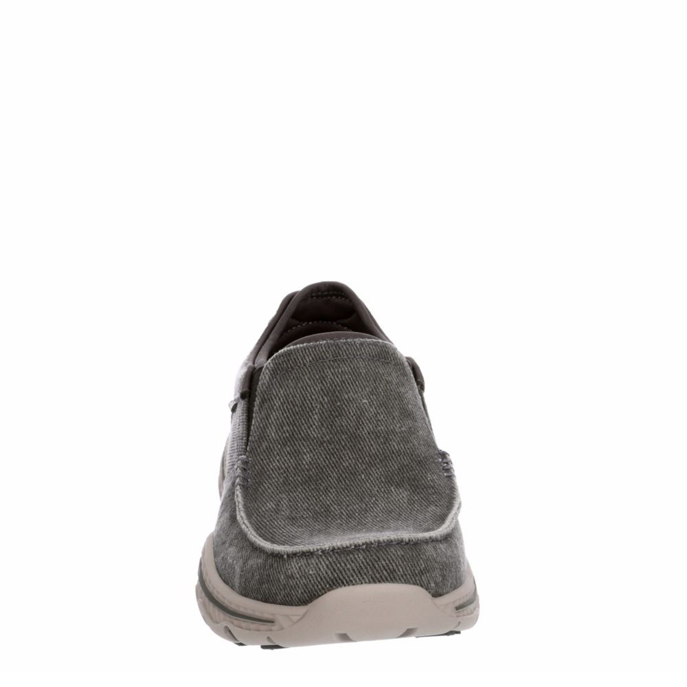 SKECHERS Mens Creston-moseco Canvas Shoe - DARK GREY