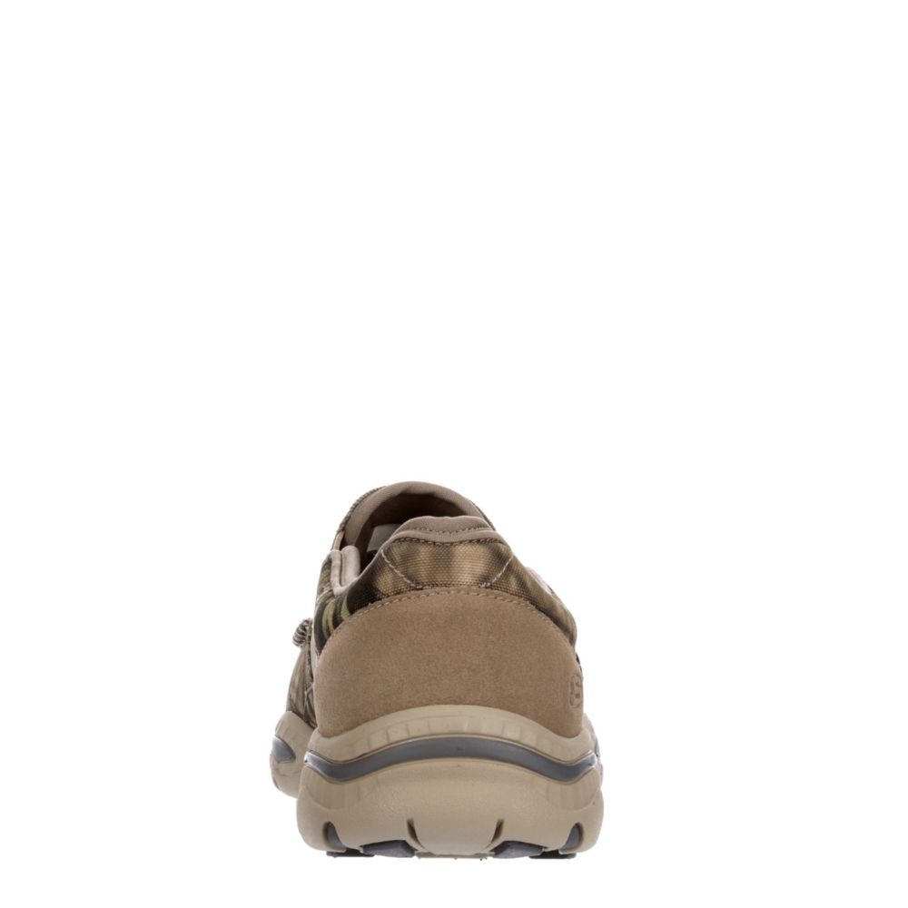 SKECHERS Mens Creston-moseco Canvas Shoe - TAUPE