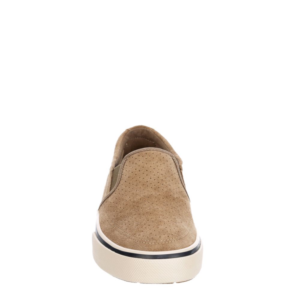 SPERRY Mens Halyard Slip On - DARK TAUPE