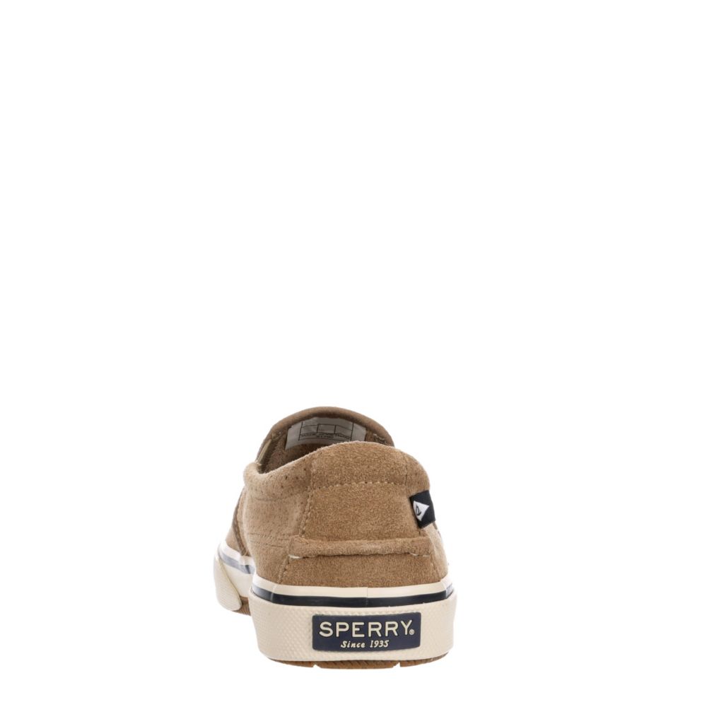 SPERRY Mens Halyard Slip On - DARK TAUPE