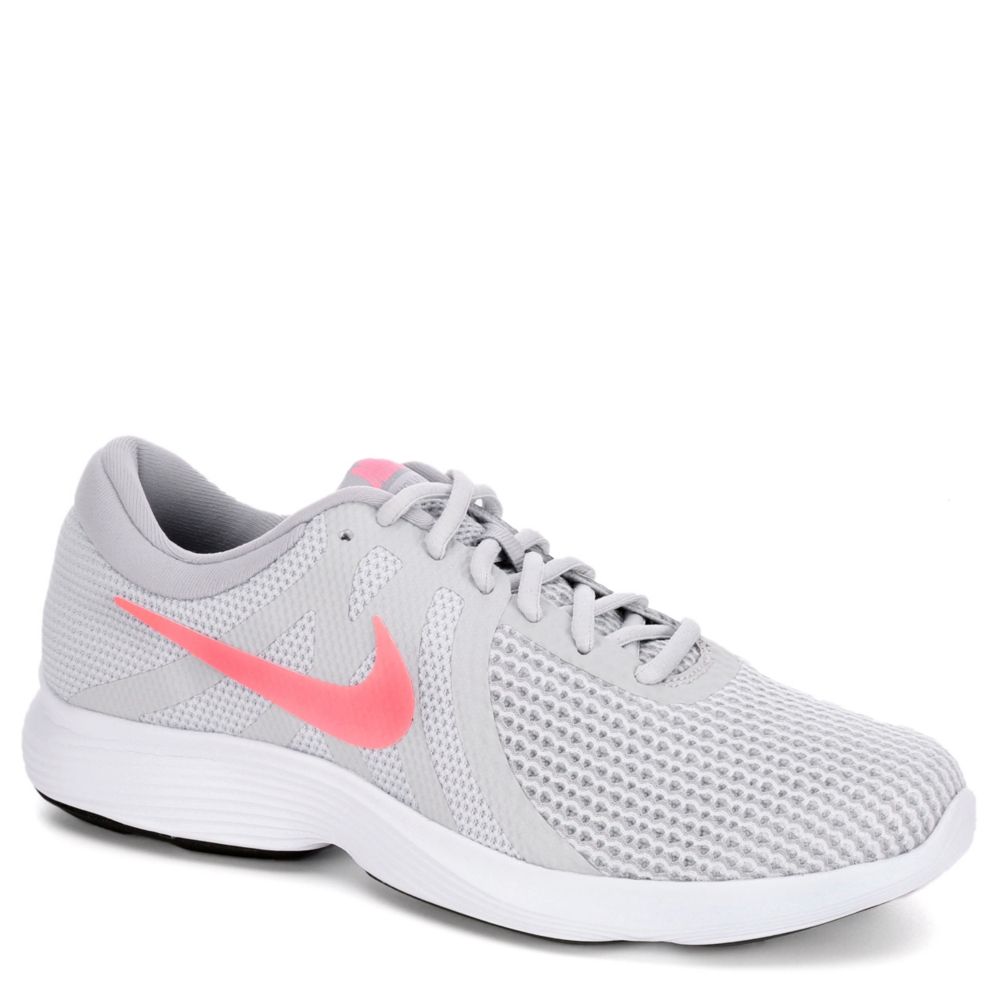 Grey Nike Womens Revolution 4 Running Shoe | Athletic | Off Broadway Shoes