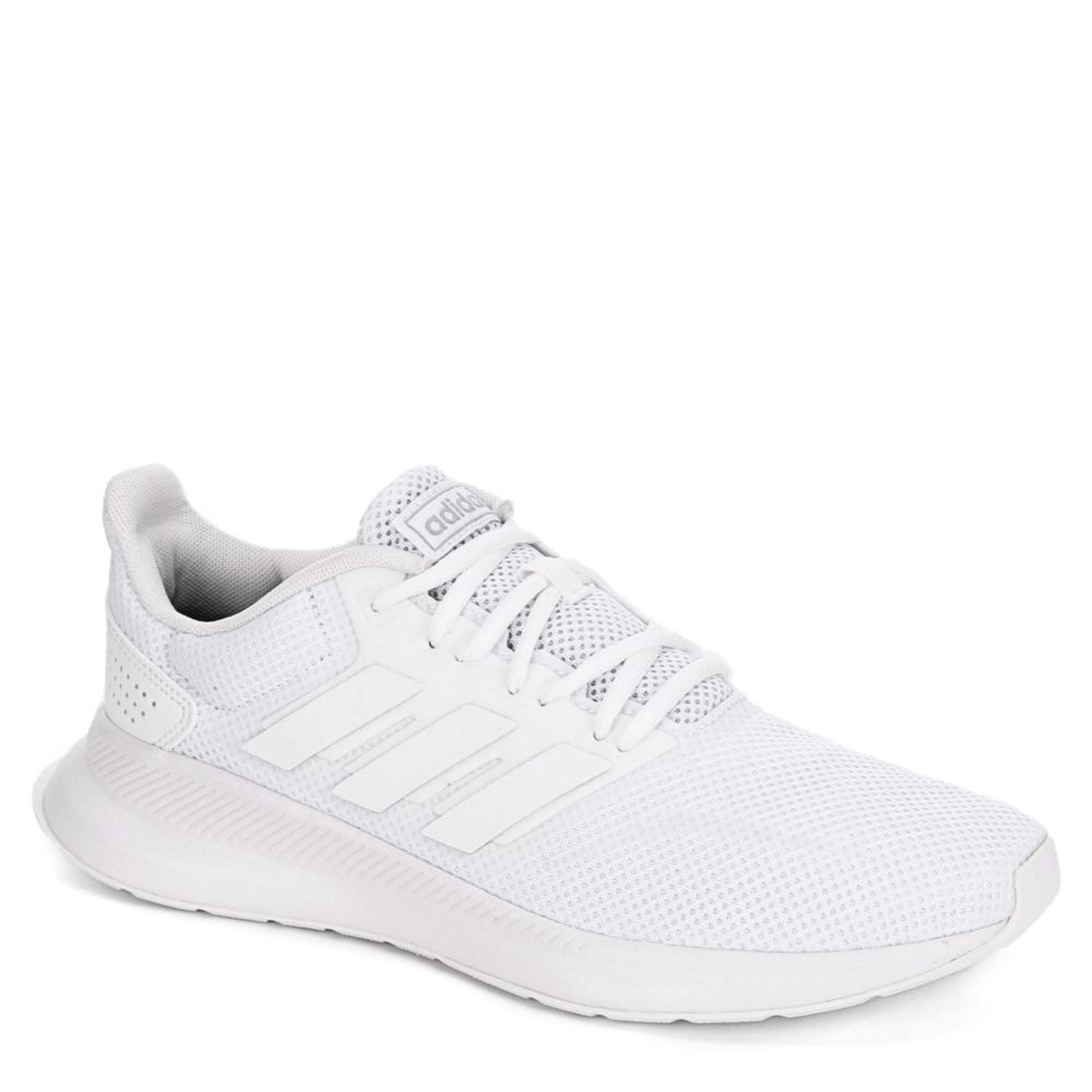 white adidas running shoes