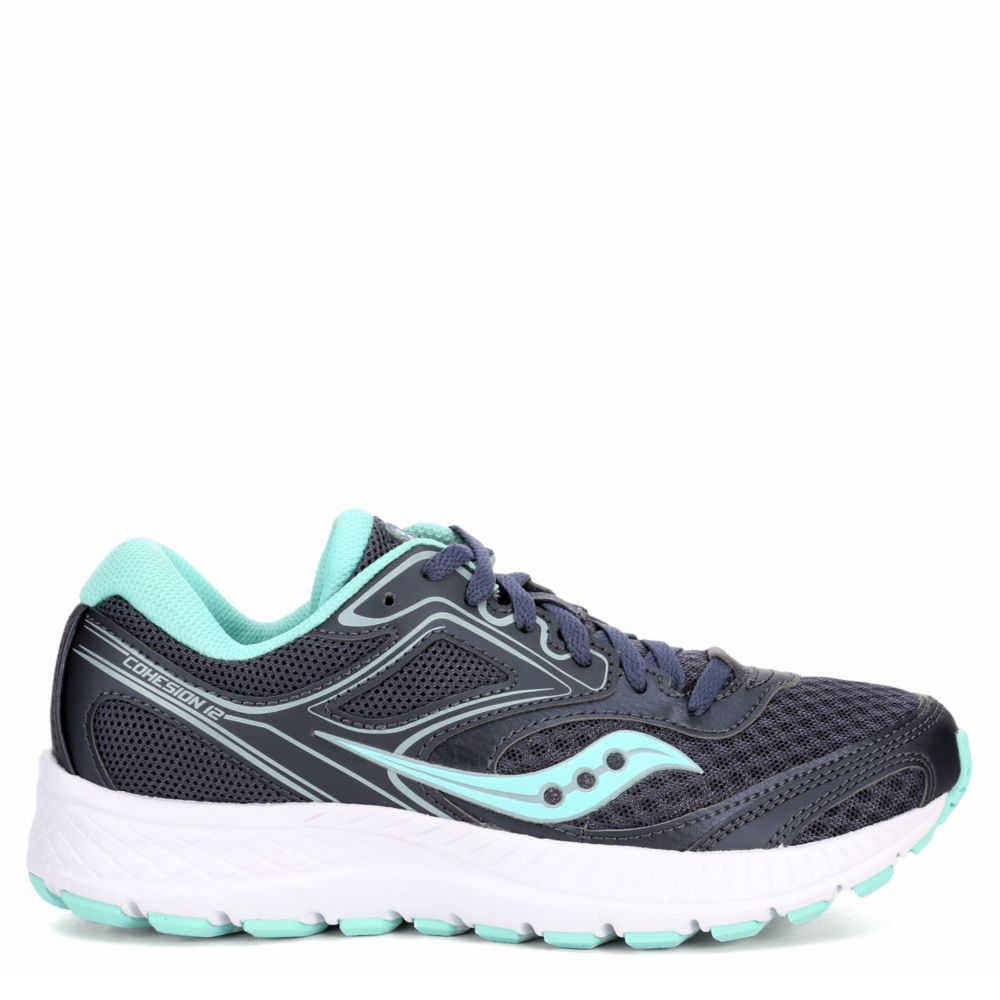 Grey Saucony Womens Cohesion 12 Running Shoe | Athletic | Off Broadway ...