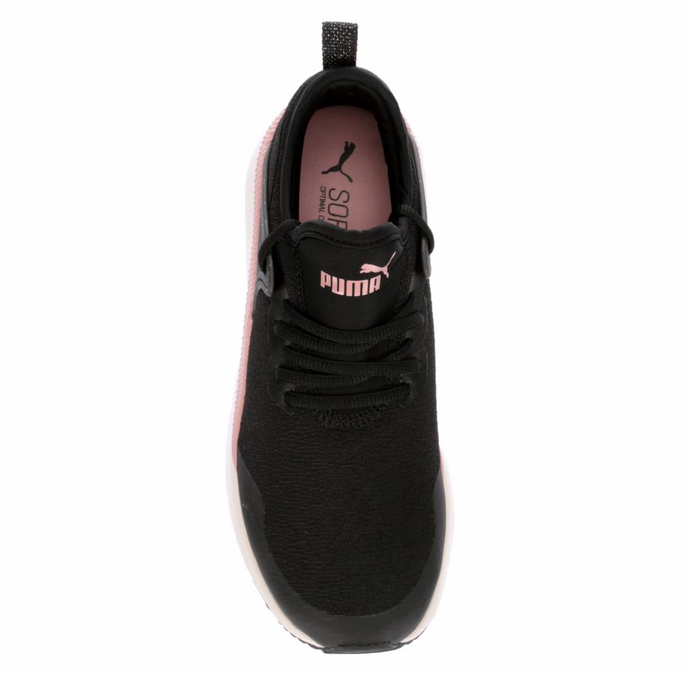 PUMA Womens Pacer Cage Sneaker - BLACK