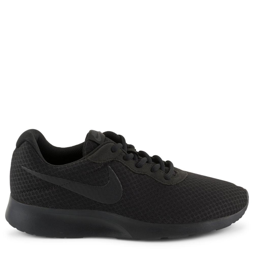 black nike tanjun sneakers