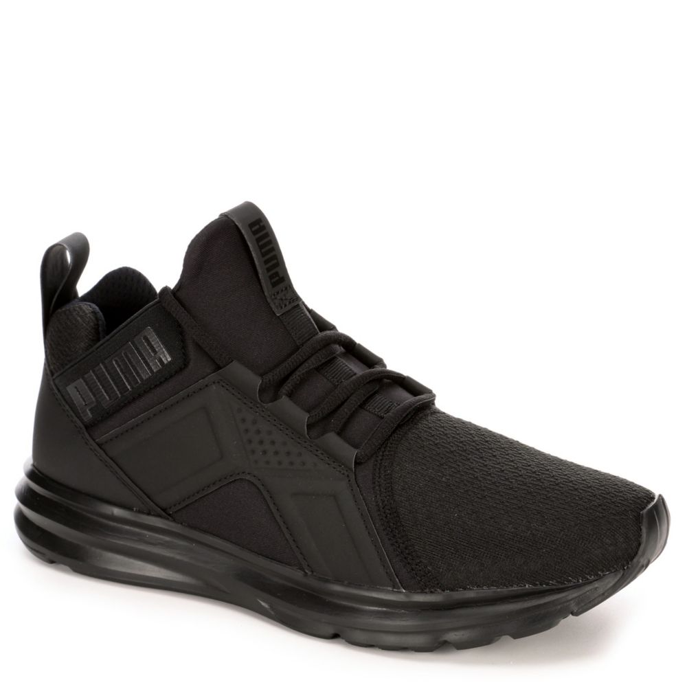 puma all black shoes womens