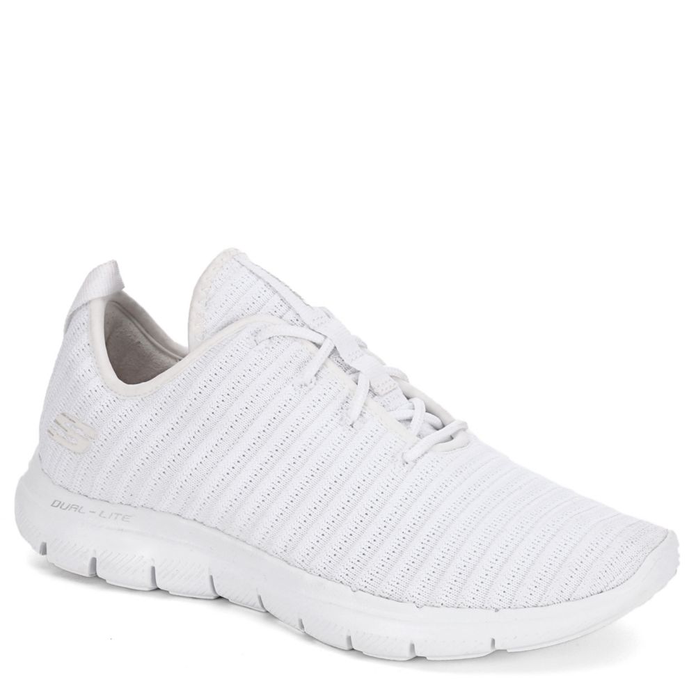 skechers ladies white shoes