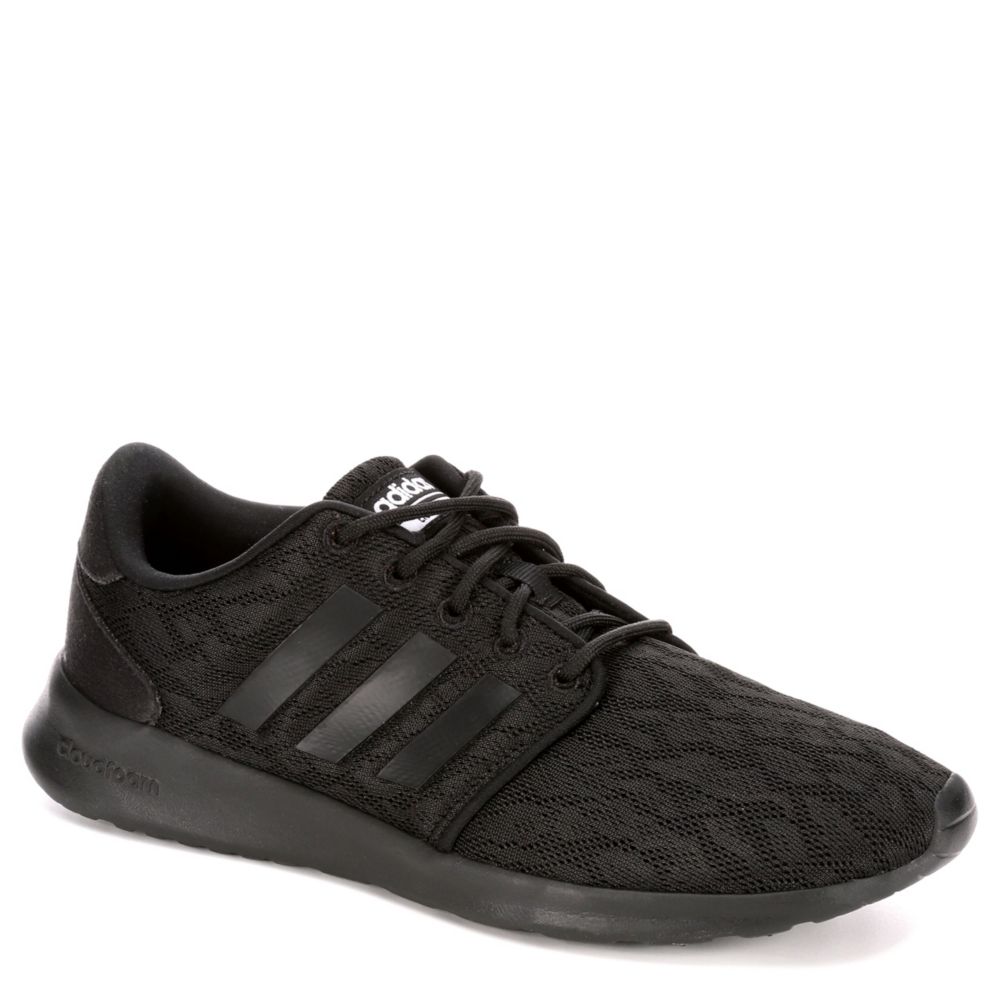 All Black adidas QT Racer Women's Sneakers | Off Broadway Shoes