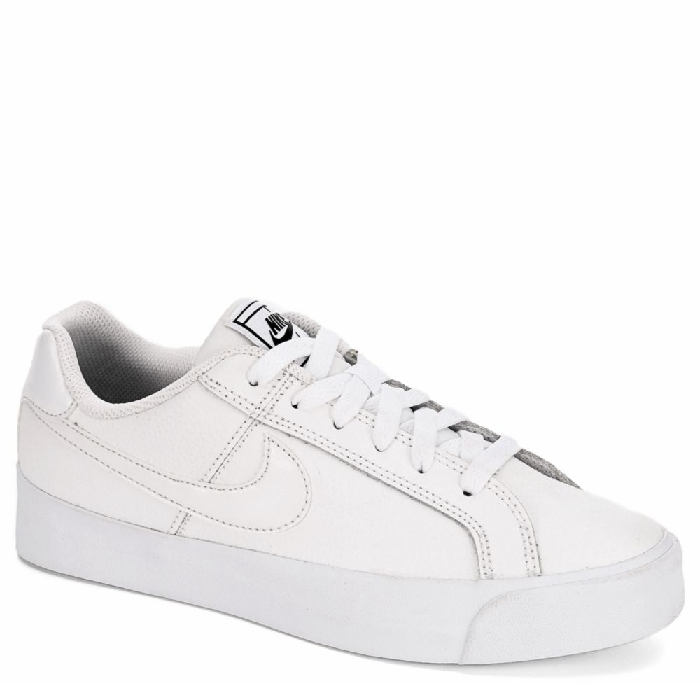 white nike court shoes
