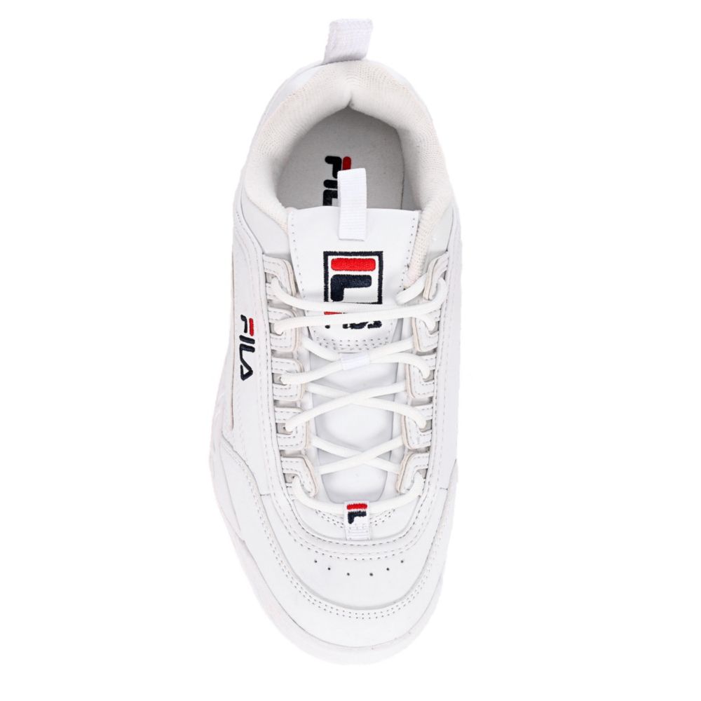 FILA Womens Disruptor Ii Premium Sneaker - WHITE
