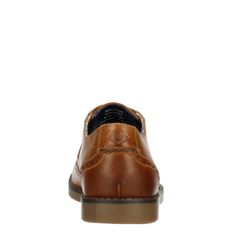 SPERRY Mens Newman Wingtip Oxford - TAN