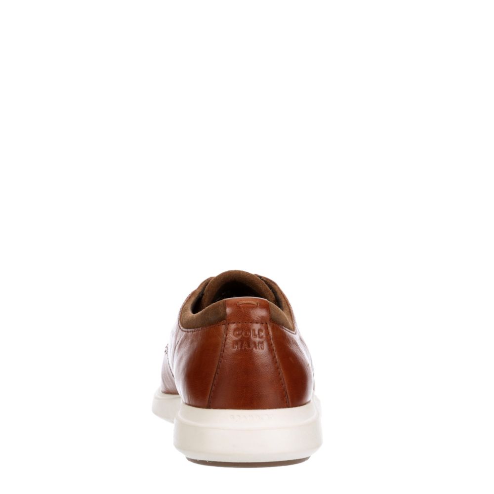 COLE HAAN Mens Grand Plus Essex Oxford - COGNAC