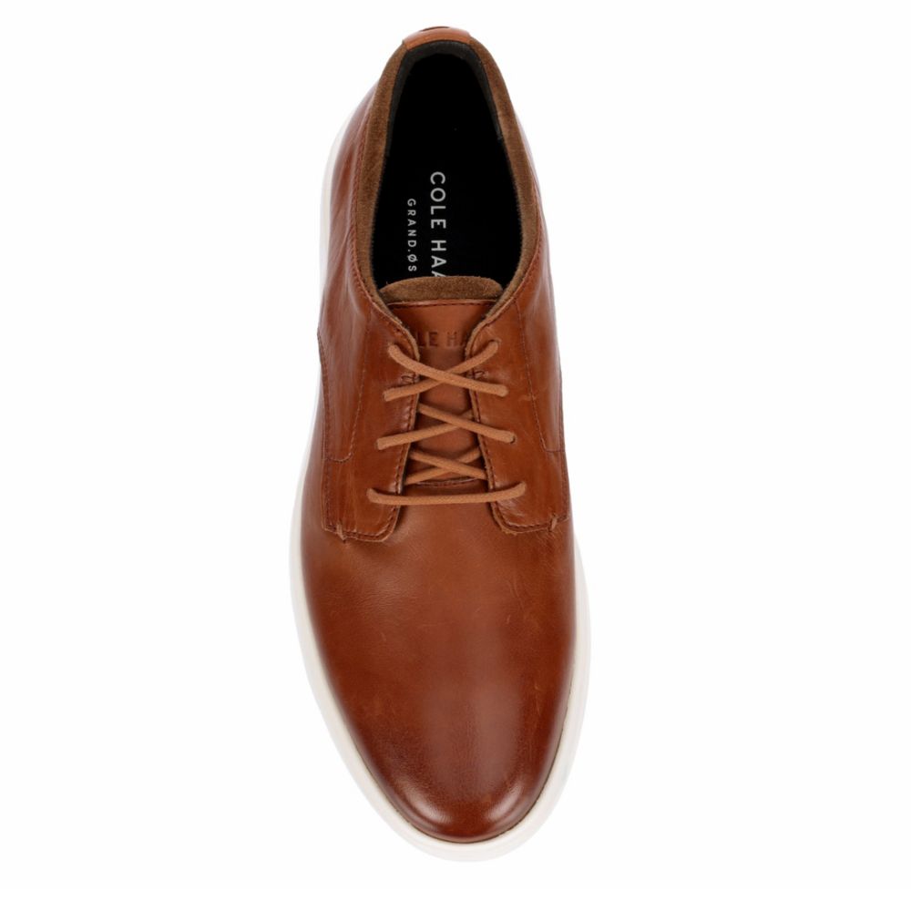 COLE HAAN Mens Grand Plus Essex Oxford - COGNAC