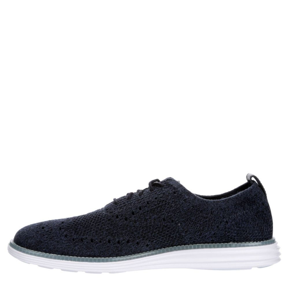 COLE HAAN Mens Original Grand Wingtip Oxford - NAVY