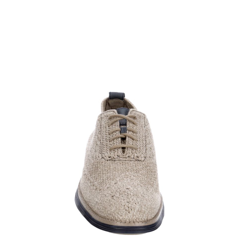 COLE HAAN Mens Original Grand Wingtip Oxford - KHAKI