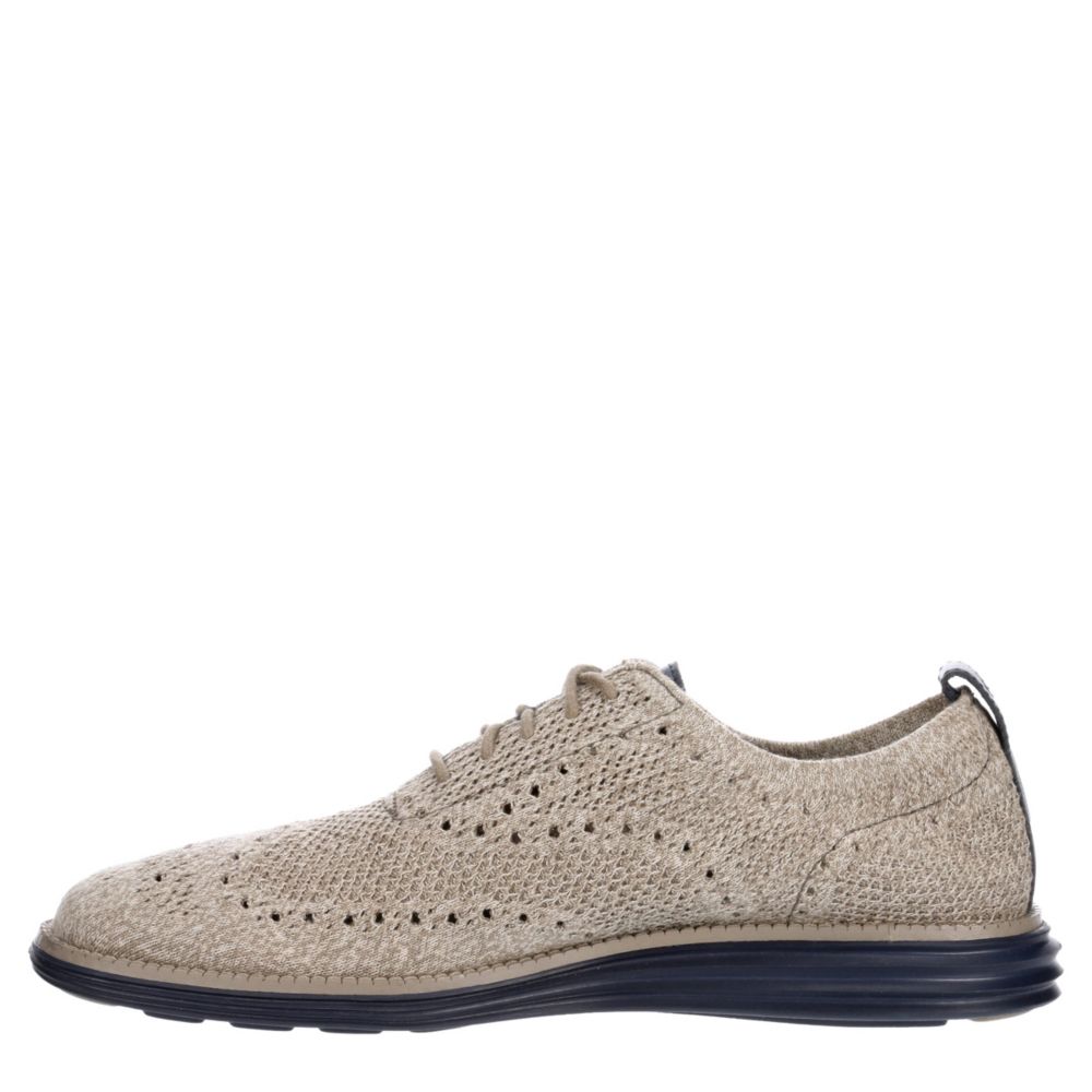 COLE HAAN Mens Original Grand Wingtip Oxford - KHAKI
