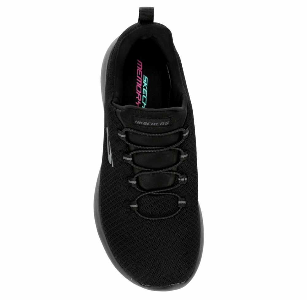SKECHERS Womens Dynamight - Break-through Sneaker - BLACK