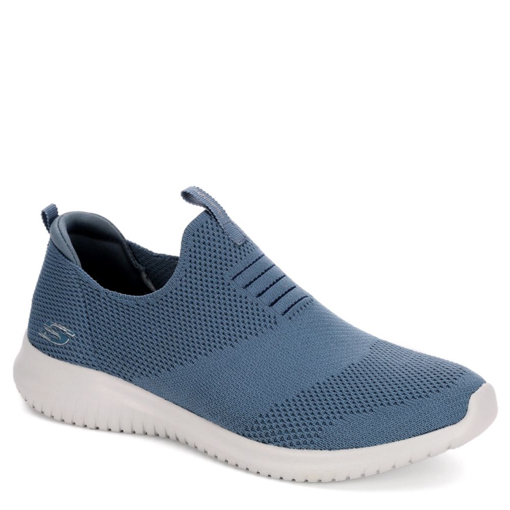 Blue Skechers Womens Ultra Flex First Take Sneaker