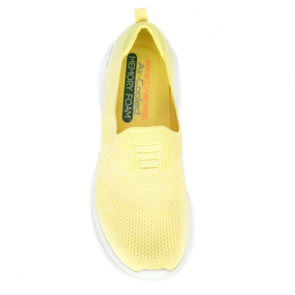 skechers ultra flex womens yellow