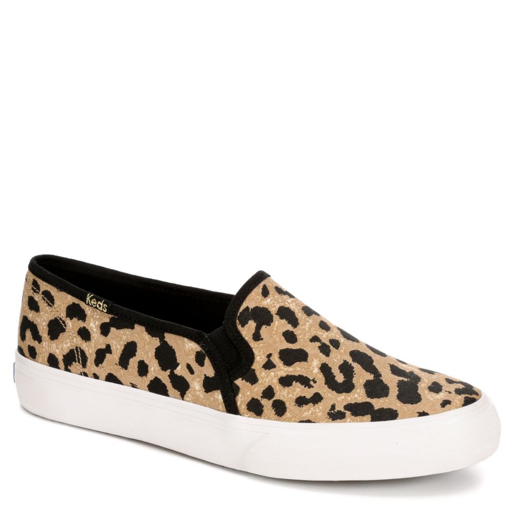 keds double decker leopard