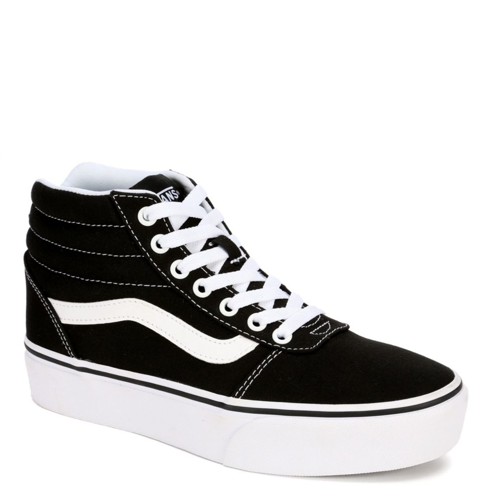 platform vans high top