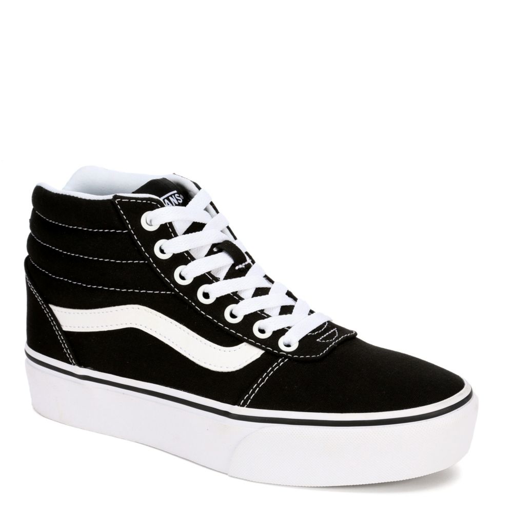 womens all black high top vans