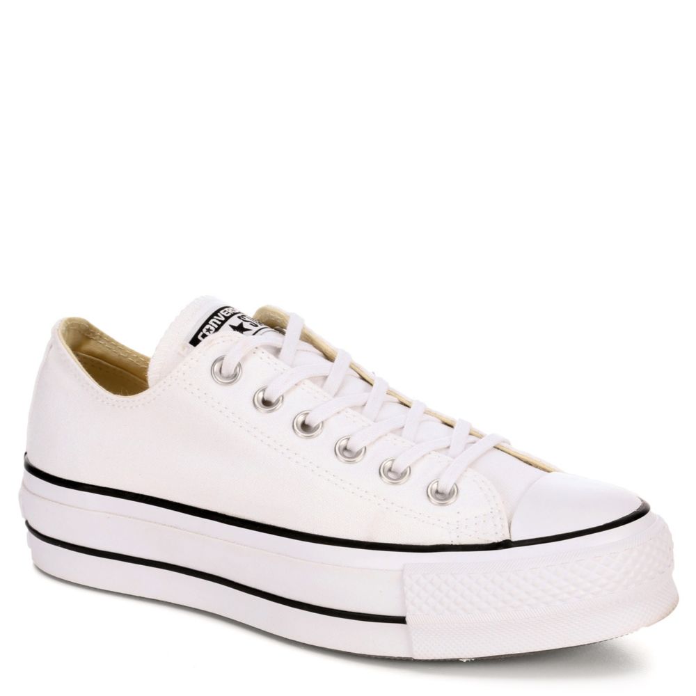 converse all star all white low