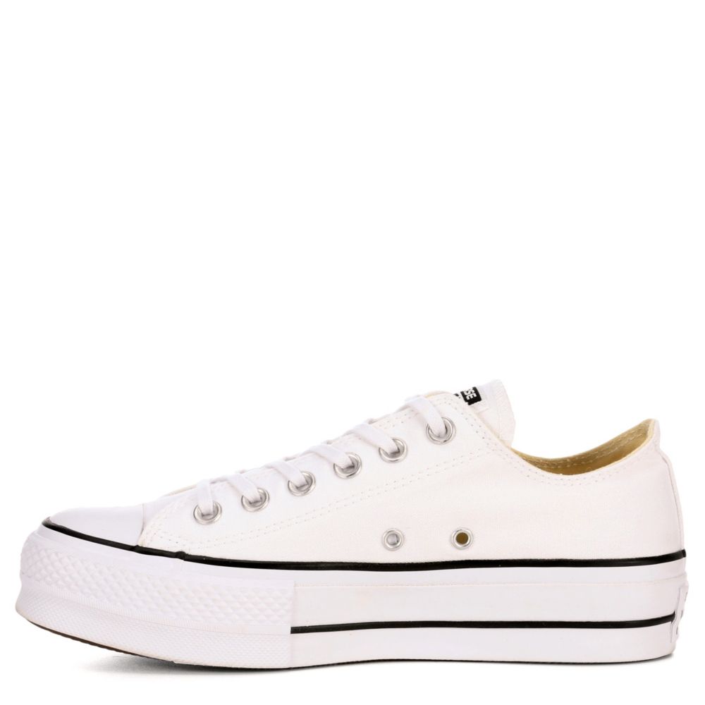 CONVERSE Womens Chuck Taylor All Star Low Lift Sneaker - WHITE