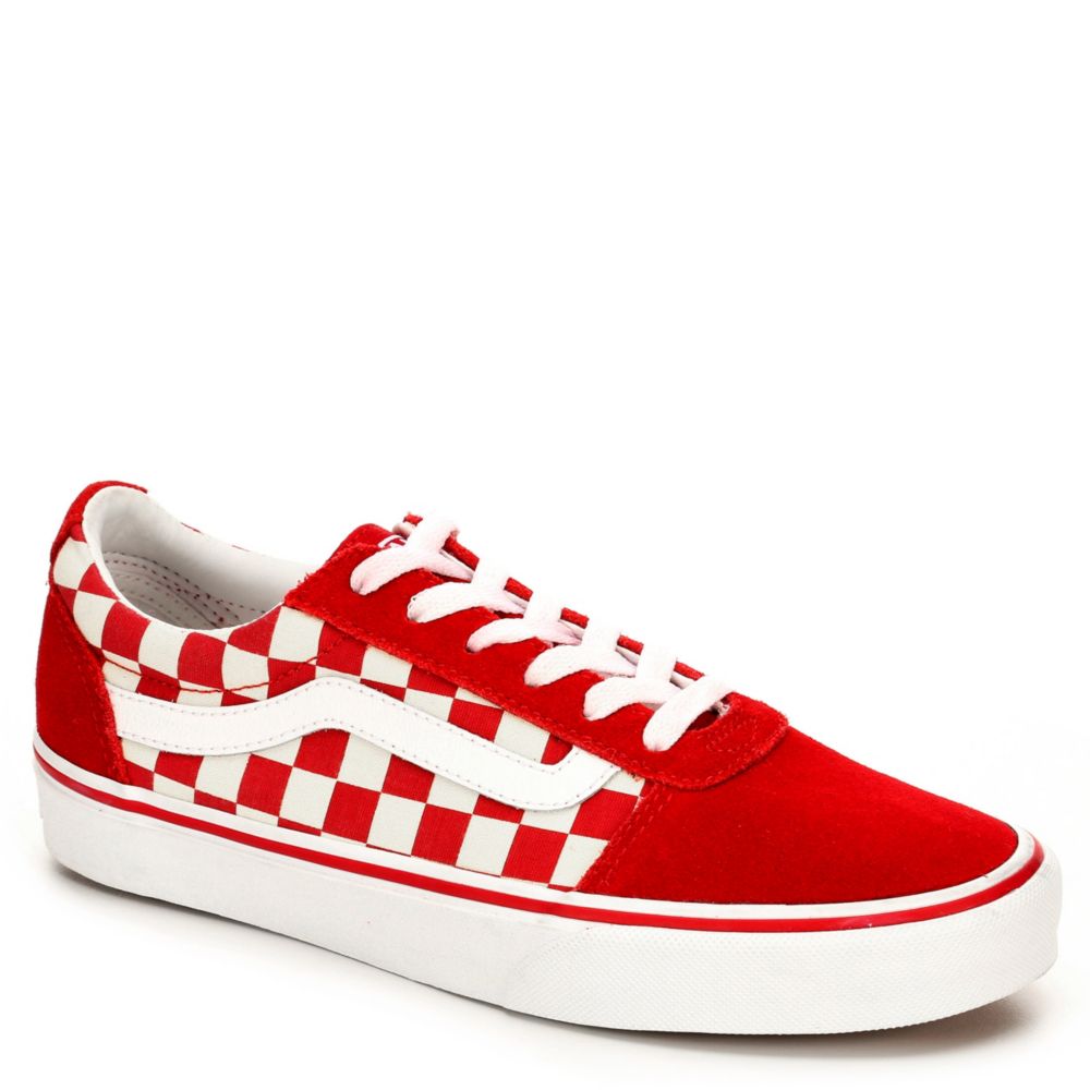 red high top vans womens