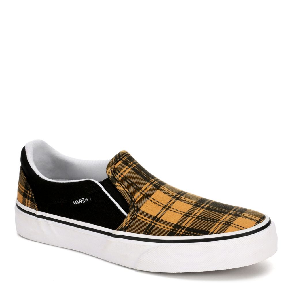 vans slip ons womens yellow