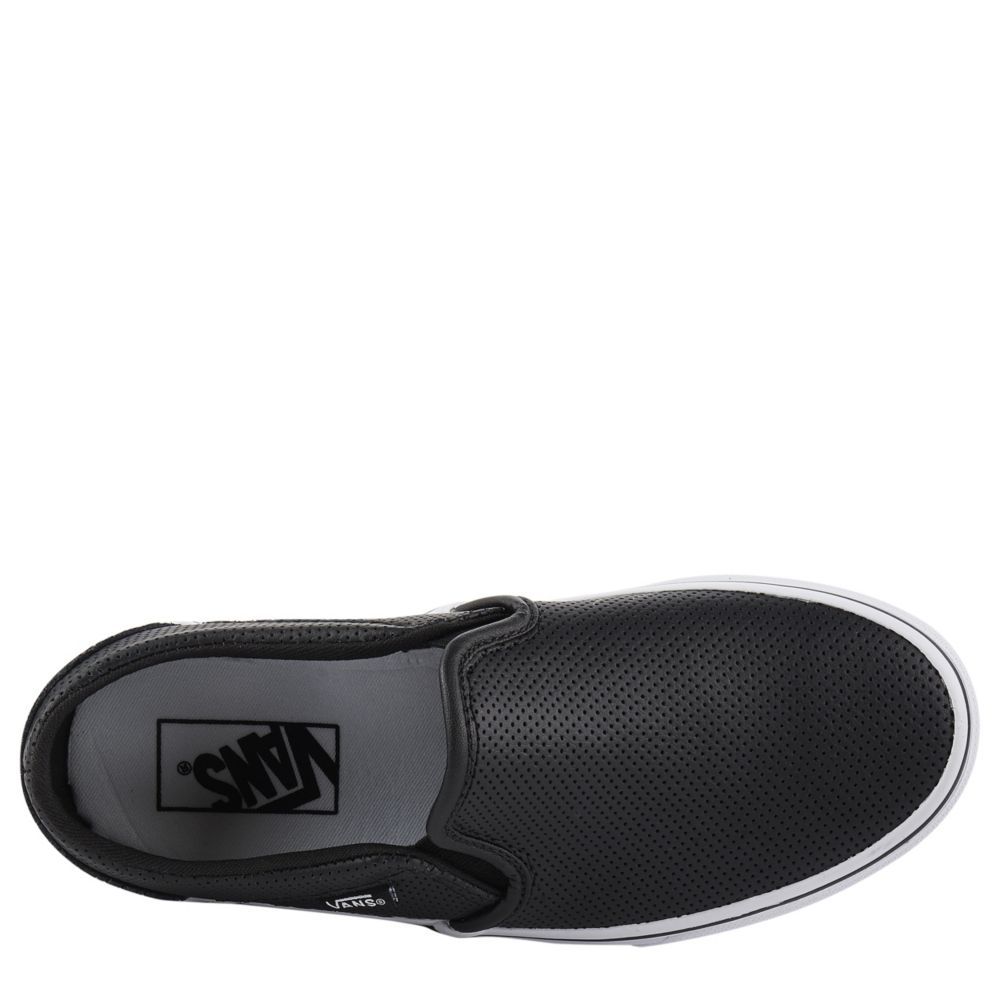 vans asher leather womens sneakers