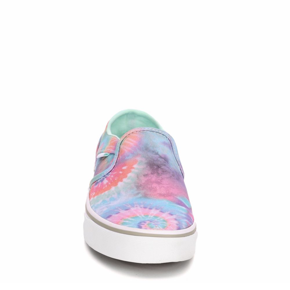 tie dye van slip ons